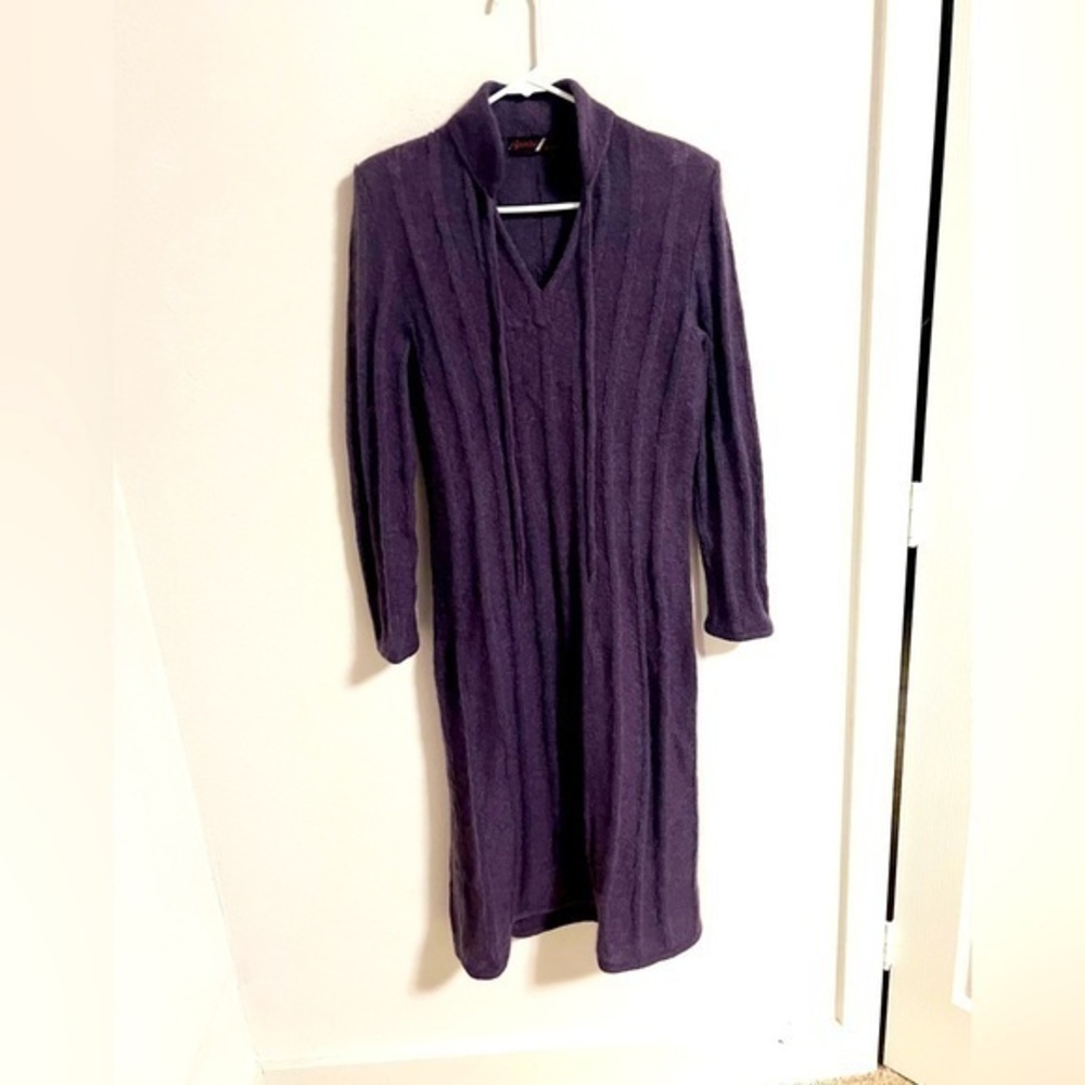 Brioni Vintage Mohair purple women’s dress